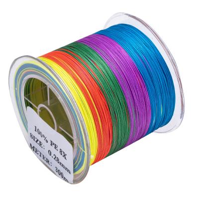 China Float Marker Goods 9 Strands Cheap Promotional Gift Braided Fishing Line 300M PE Line for sale