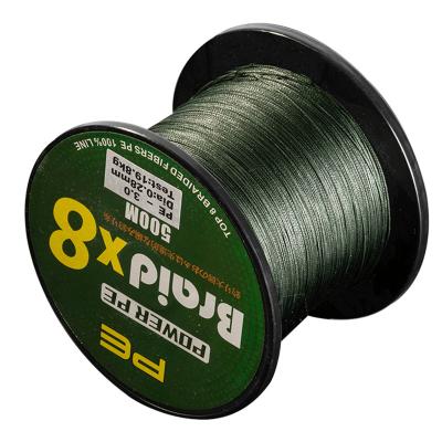 China Factory Direct Sales Hot Sale 8 Strands Braided Fishing Line 500M PE Line Float Marker for sale