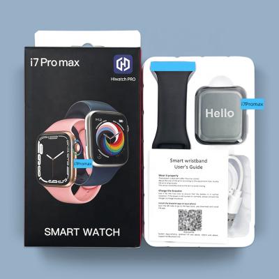 China Smart Bracelet i7 pro Max Smart Watch 7 Series Touch Screen Full Page Low Power Consumption i7ProMax Smartwatch for sale