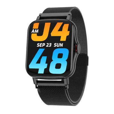 China Touch Screen FM08 Smartwatch 1.69 Inch BT Steel Call Screen Dial ECG Strap Custom Fitness Sport Smart Watch for sale