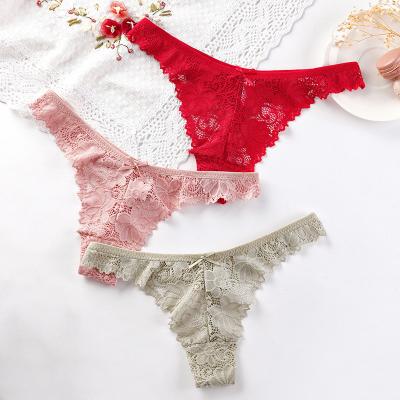 China D-911 Starwin OEM&ODM Wholesale Spandex/Nylon Ladies Panties Lace Up Sexy Underwear Women's Lingerie T-back Thongs for sale