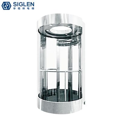 China Joint Venture SIGLEN Brand Round Shape Home Elevator / Lift for sale