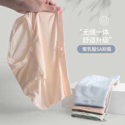 China Custom Made High Quality Antibacterial Mid Waist Nylon Briefs Women's Seamless Nylon Panties Underwear For Student for sale