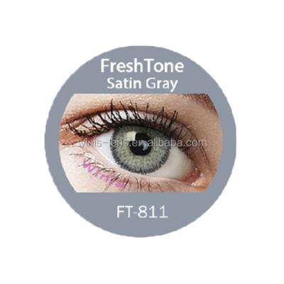 China FreshTone Premium Satin Grey, Topaz Blue Premium Color Hazelnut Best Selling Contact Lenses FTCL for sale