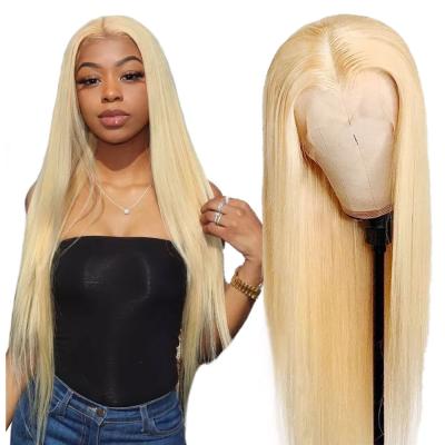 China Body Wave/Straight/Kinkycurly/Loose Wave Cuticle Aligned Blonde 613 Hd Transparent Full Lace Hair Wigs For Color Women's Full Lace Wig Hair Wholesale 613 Hd for sale