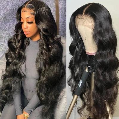 China Body Wave/Straight/Kinkycurly/Brazilian Hair HD Loose Wave Long Lace Front Human Hair Wigs Virgin Cuticle Aligned Full Lace Wig 13x6 Lace Frontal Wigs For Black Women for sale