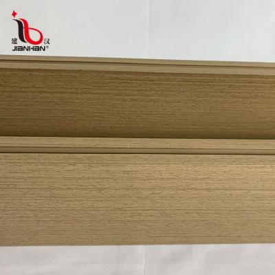 China Modern Customized Aluminum Wall Curtain Panel Wood Grain Surface Curtain Wall Facade Panel Look Like Wood Aluminum Panels for sale