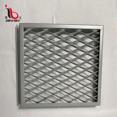 China Different Color Customized Modern Open Aluminum Mesh Ceiling Raised Mesh Metal Ceilings for sale