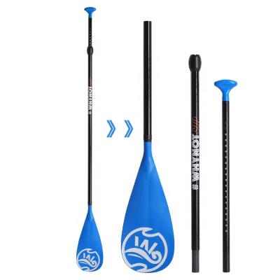 China Paddle For Stand Up Paddle Boarding Stand Up Paddle Board High Quality Fiberglass 3-Piece Adjustable SUP Paddle for sale