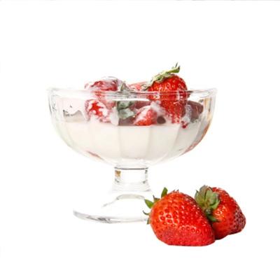 China Modern Hot Selling Creative Salad Bowl Ice Cream Cup Dessert Glass Mug For Homes Restaurants Bars for sale