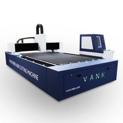 China 3015 1000w 2000w 3000w water cooled metal stainless steel carbon fiber laser cutting machine for sale