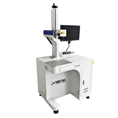 China Deep marking 50QB Raycus high quality steel metal fiber laser printing machine with rotary for sale