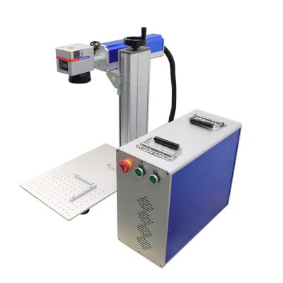 China New Air Cooled Mini Fiber Laser Marking Machine Fiber Optic Laser Marking Machine for sale