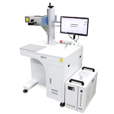 China 3W PVC Machine Automated Laser Loading UV Spotting UV Engraving Machine for sale