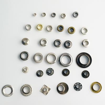 China Nice Nickel Free Plating Vintage Style 10mm Metal Shoes And Clothes Eyelets Grommets Black Silver Gold Handbags for sale