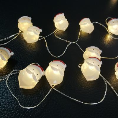 China The Other Santa Claus Fastener Christmas String Lights Outdoor High Quality Warm White for sale