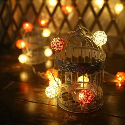 China Other Best Selling Small Colorful Waterproof Takraw Led Outdoor String Lights for sale