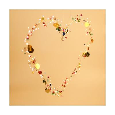 China Other Hot Selling 30Cm Multicolor Love Bead Shape Waterproof Fairies String Lights for sale