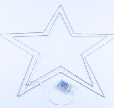 China Other High Quality Warm White 60Cm Five-pointed Star String Outdoor Lights For Party for sale