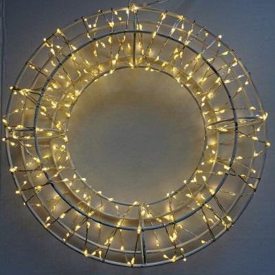 China Hot Selling Beautiful 45cm White Series Shape Waterproof Light Twine For Garden Decoration for sale