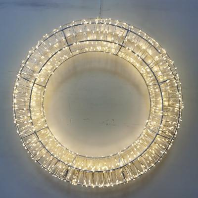 China The Other Sale Diameter 45Cm Ring Shape Moon String Light For Outdoor for sale