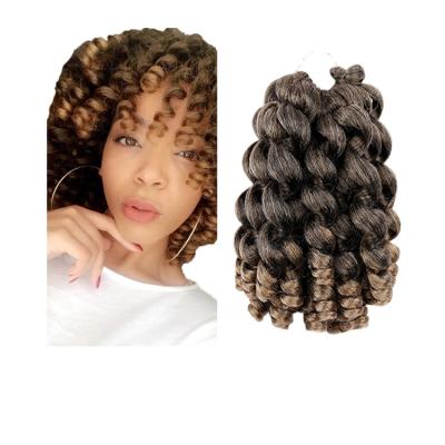 China Wholesale Short Crochet Braid Hair 8inches 80g Bag Expression Prestretched Crochet Braids Synthetic Braiding Hair Extension for sale