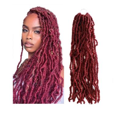 China 100% Synthetic Crochet Braid Twist Hair High Wave Faux Locs Crochet Braids Goddess Faux Locs Hair River Goddess Passion Twist River Twist for sale