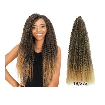 China Wholesale Jiasida Passion Twist Crochet Hair Extensions Curly Curly 18inch Water Wave Twist For Color Women Crochet for sale