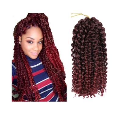 China Synthetic Fiber Mali Bob Crochet Braids Hair Curly 8 Inch Ombre Color Purple Malibob Twist Braiding Synthetic Hair Extensions for sale