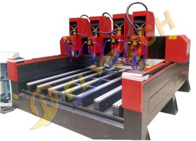 China Heavy duty tombstone engraving machine with four head cnc router for stone factory price for sale