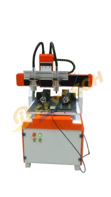 China Small 4 axis CNC Router multihead jade engraving machine with 2 spindles 2 rotary axis for sale