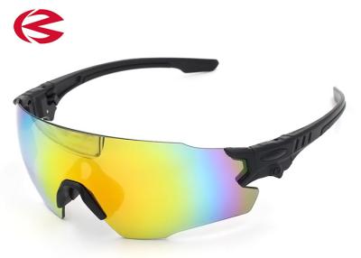 China Military Tactical Sunglasses With Multiple Interchangeable Lenses Warp Around Frameless for sale