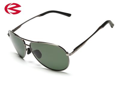 China HD Vision Prescription Mirrored Aviator Sunglasses For Men / Women With Case Box for sale