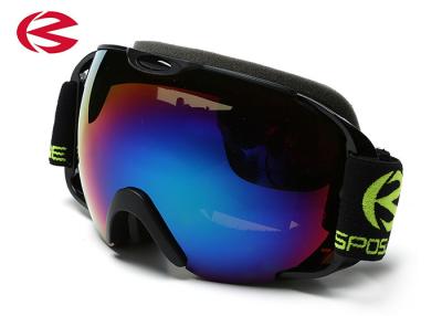 China Anti Fog Men Double REVO Lens Ski Snowboard Goggles Black Frame Winter Sport Eyewear for sale