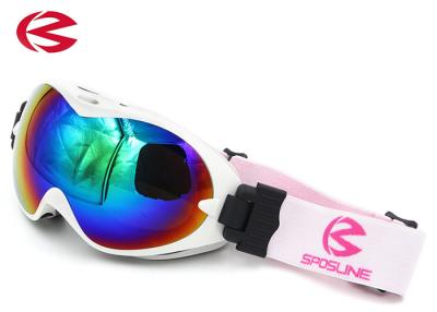 China Customized Dual Lens Flexible Frame Snowboard Ski Goggles / Mens Ski Goggles for sale