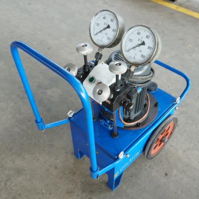 China Stainless Steel YBZ Series Double Action Prestressed Concrete Hydraulic Jacks Electric Oil Pump for sale