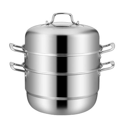 China 2 viable layers of stainless steel 3 layers of food steamers for sale