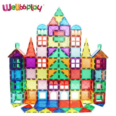 China Hot Selling Building Toy Magnetic Blocks Amazon Educational Magnetic Tiles Building Blocks for sale