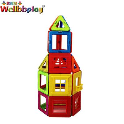 China Building Toy Educational Part Toys Magnetic Blocks Kits Place Magnetic Rods And Balls Building Blocks for sale