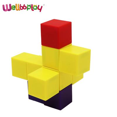 China Construction Toy 40pcs DIY Children's Toy Magic Cube Puzzle Magnetic Cube Building Blocks Play for sale