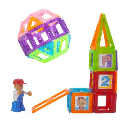 China Magic Building Toy 60pcs Mini Magnet Blocks / Magnetic Building Block For Sale for sale