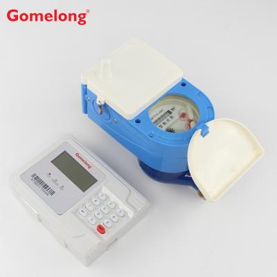 中国 Lora RF Wireless Water Meter STS Keypad white Prepaid pulse water meter 販売のため