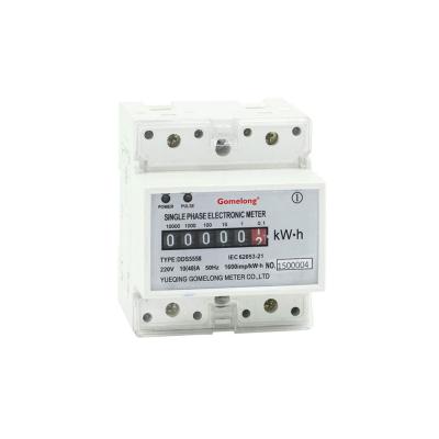 Китай Gomelong Din Rail Energy Meter 160~265V din rail and panel electricity energy meter продается