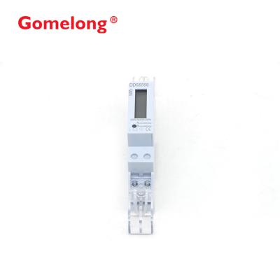 Китай single phase Gomelong Energy Meter 1P Din rail kwh energy meter With lcd display продается