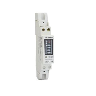 Китай 1P Single Phase Din Rail Energy Meter modular energy Meter Register display For Lebanon Market продается