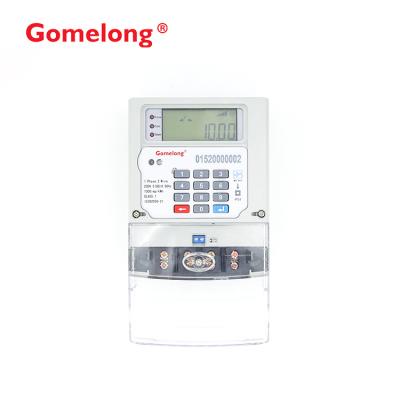 China kwh metersts plc smart electricity energy meter keypad 1 phase prepaid metersts prabayar meter zu verkaufen