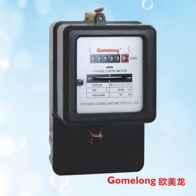 중국 DD862 kwh Mechanical Energy Meter single phase Electromechanical meter 판매용