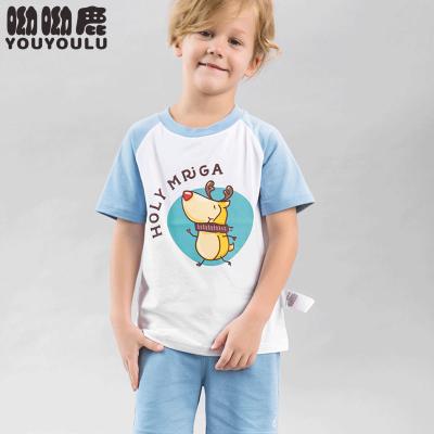 China Custom round neck cotton short sleeve t-shirt breathable boy and girls wholesale kids clothing for sports for sale