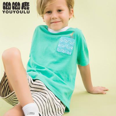 China Wholesale Soft Breathable Casual Kids Summer Shirts Boy Cotton Style Fashion Simple Polo T-Shirts Baby Boy for sale