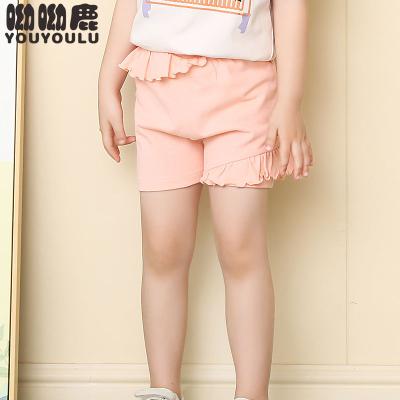 China Wholesale Summer Kids Breathable Clothing 2-7 Years Cotton Children Beach Pants Casual Shorts Little Girls Shorts for sale